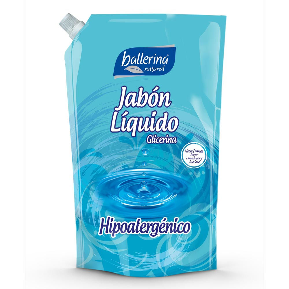 Click para tamaño original Ballerina Jabón líquido Hipoalargénico 750ml (12)
