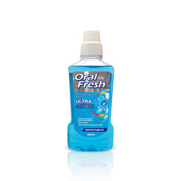 Click para tamaño original Oral Fresh enjuague bucal m/fuerte azul 250ml (18)
