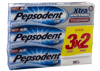 Pepsodent Pasta dental whitening 90g x3 (18)