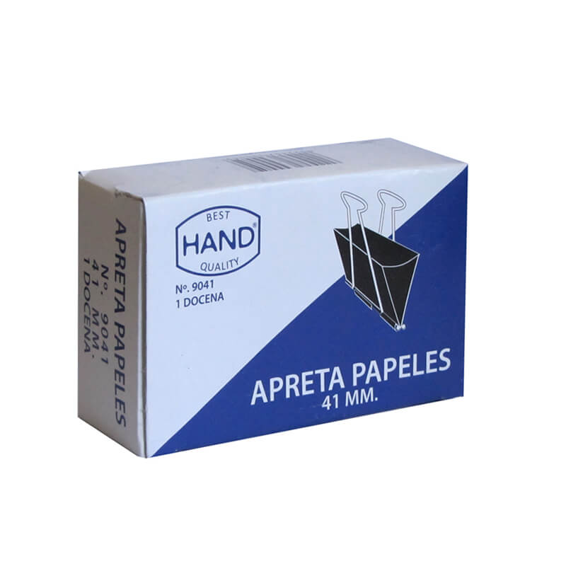 Caja apreta papeles 41 mm x 12