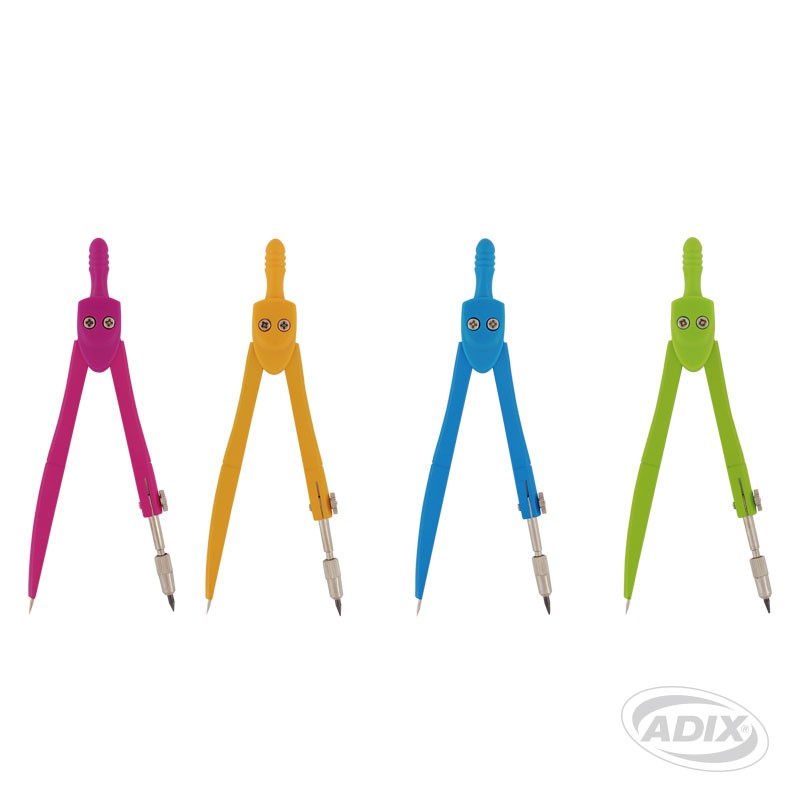 Click para tamaño original Compás metálico Adix colores