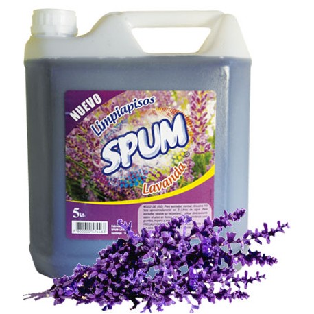 Click para tamaño original Spum limpiapisos líquido lavanda 5L