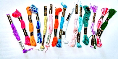 Hilo de bordar colores económico (24)