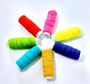 Hilo elástico algodón colores