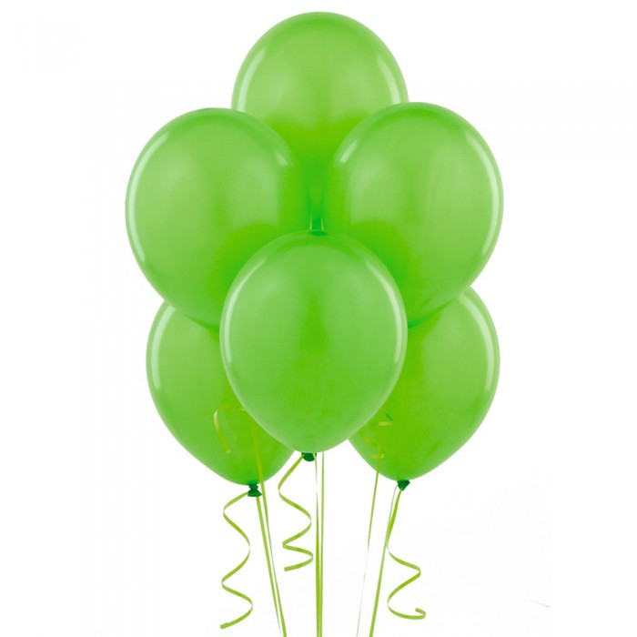 Click para tamaño original Globo liso 50 u. verde Ballontex