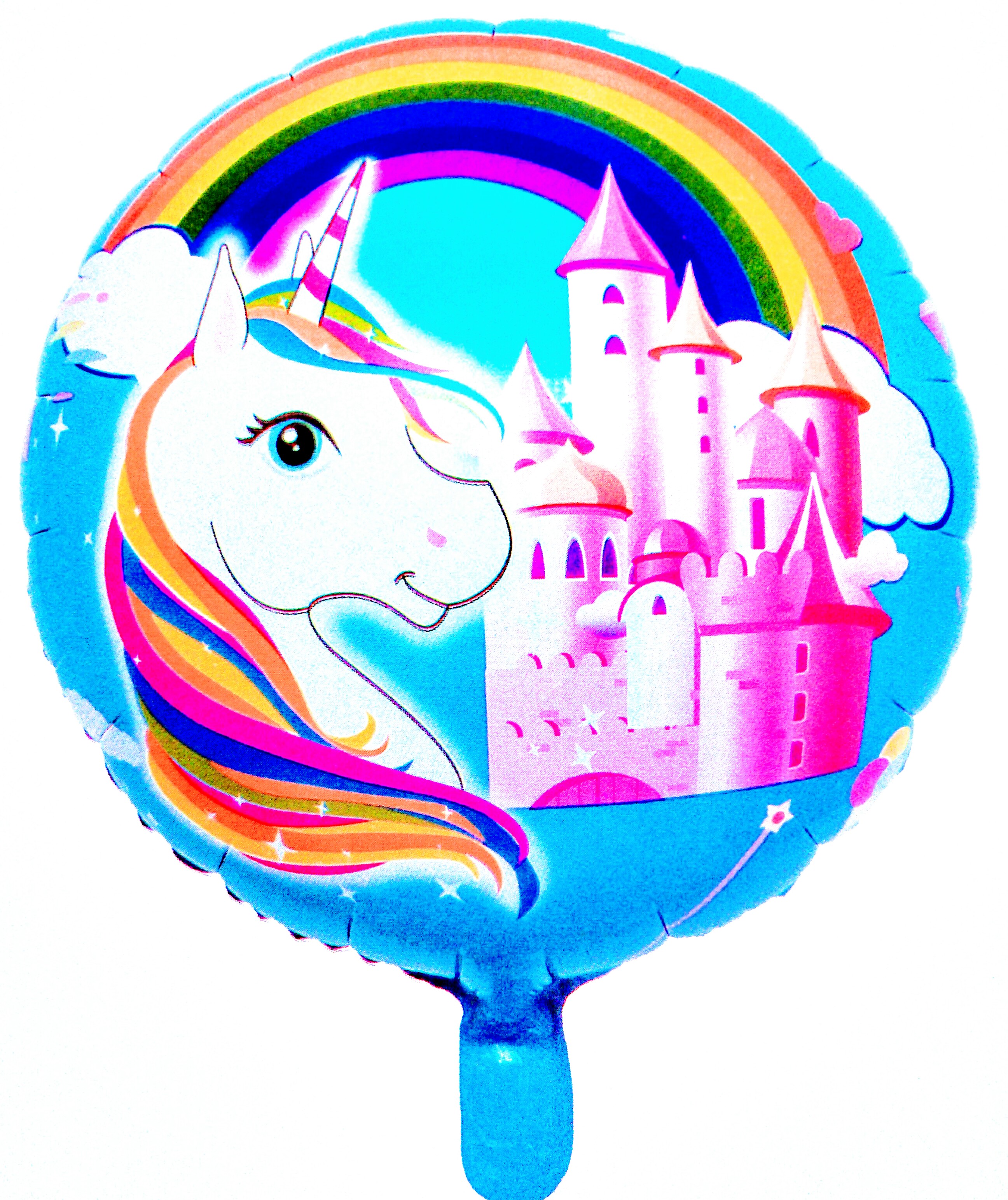 Click para tamaño original Globo metálico unicornio