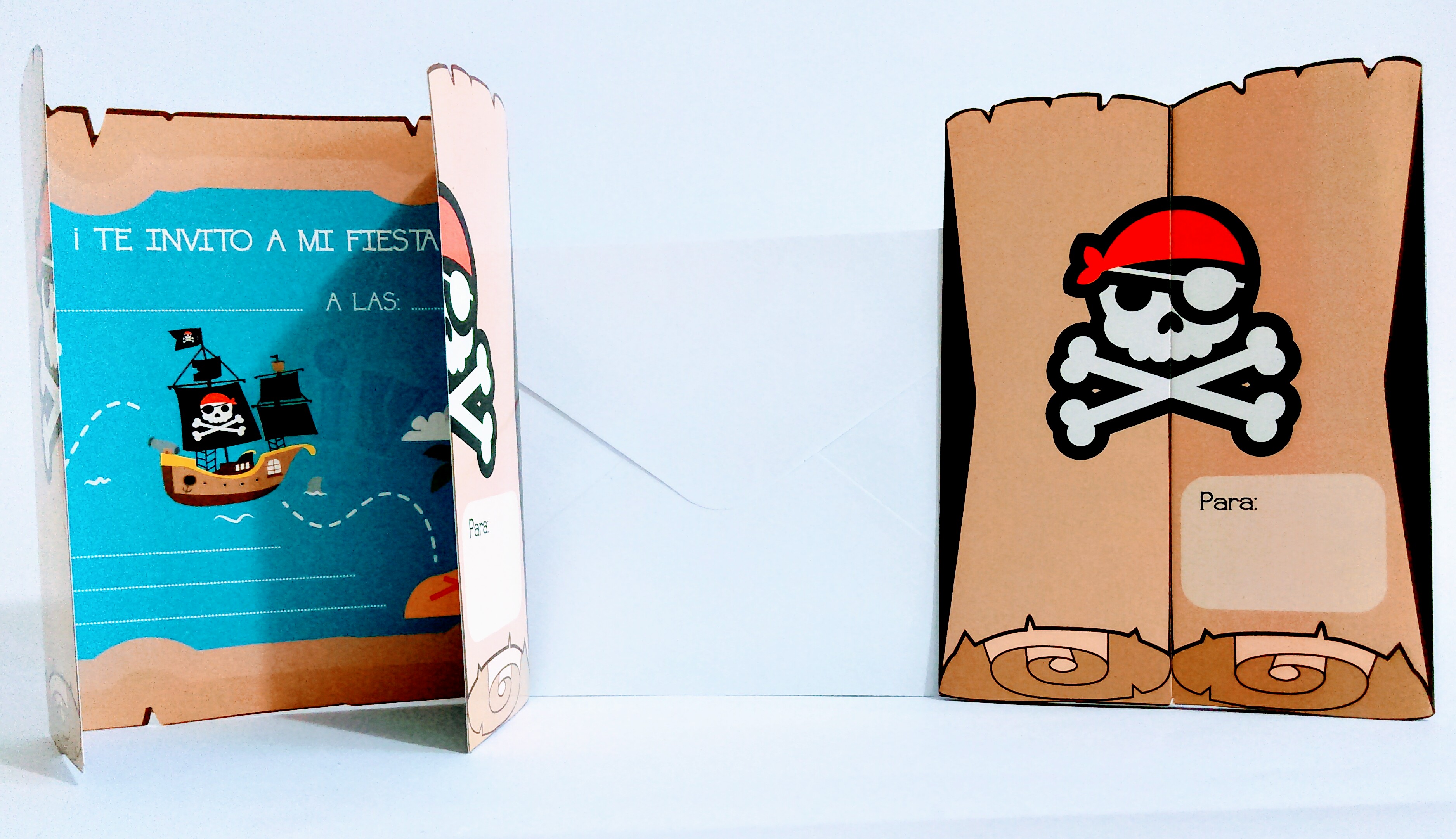 Click para tamaño original Invitaciones cumpleaños Piratas Vieri