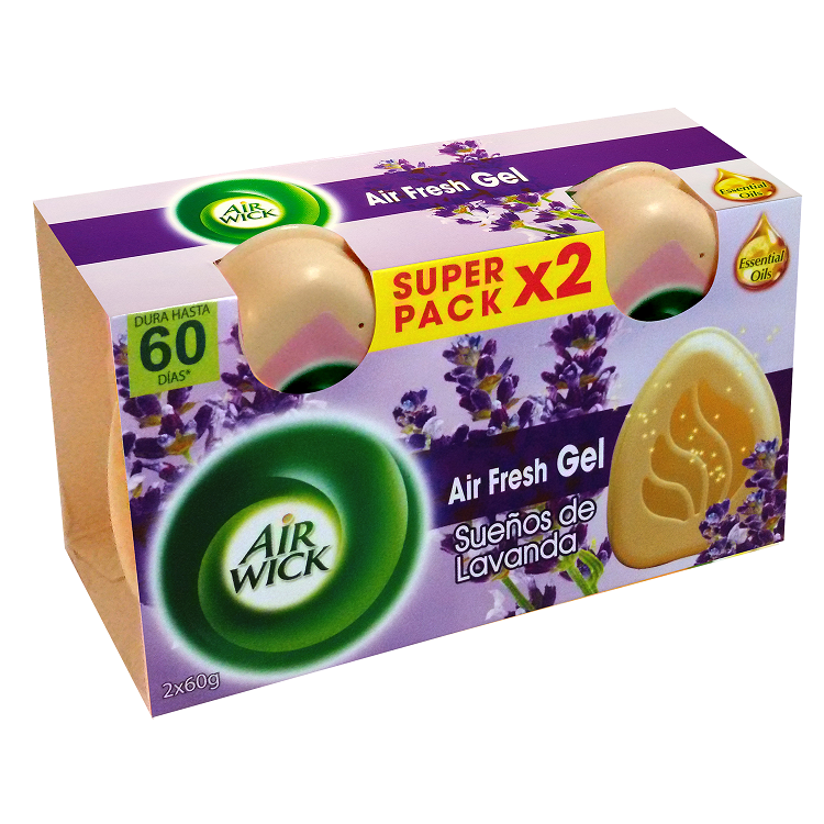 Click para tamaño original Air wickAir fresh gel Lavanda X2