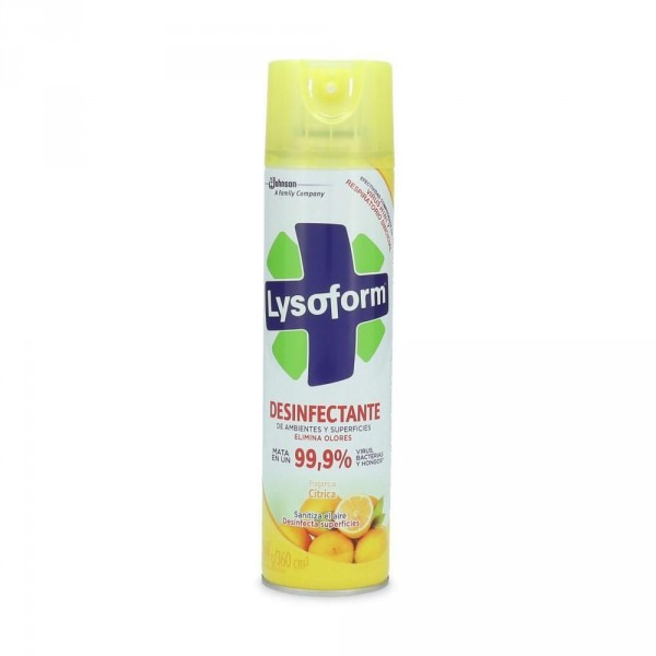 Click para tamaño original Lysoform spray cítrico 257g(12)