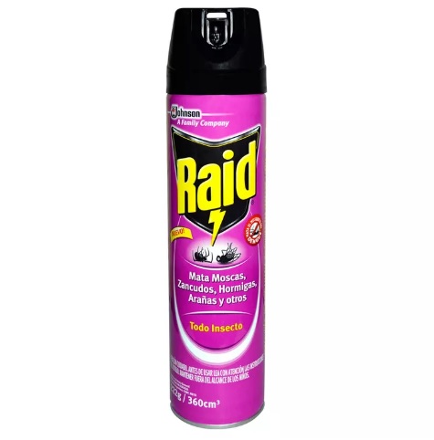 Click para tamaño original Raid spray mata todo insectos 360 cc (12)