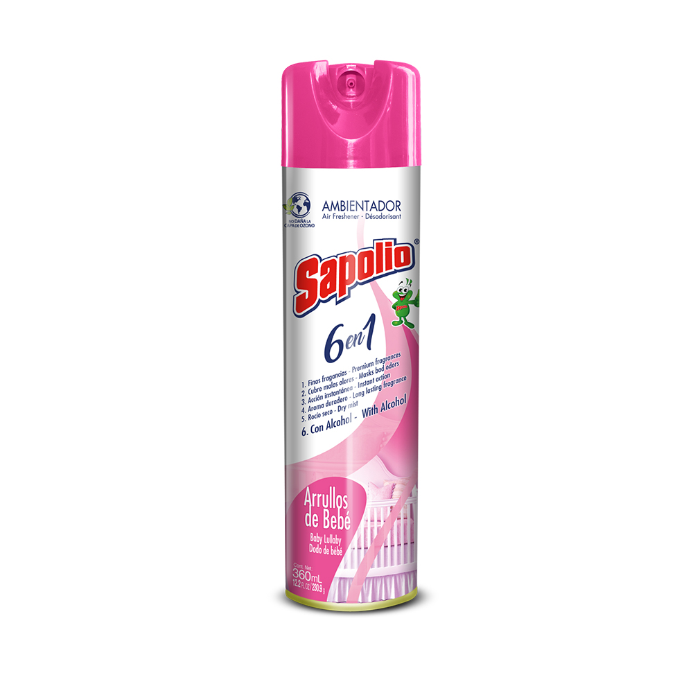 Click para tamaño original Sapolio ambientador spray bebé 360 ml (12)