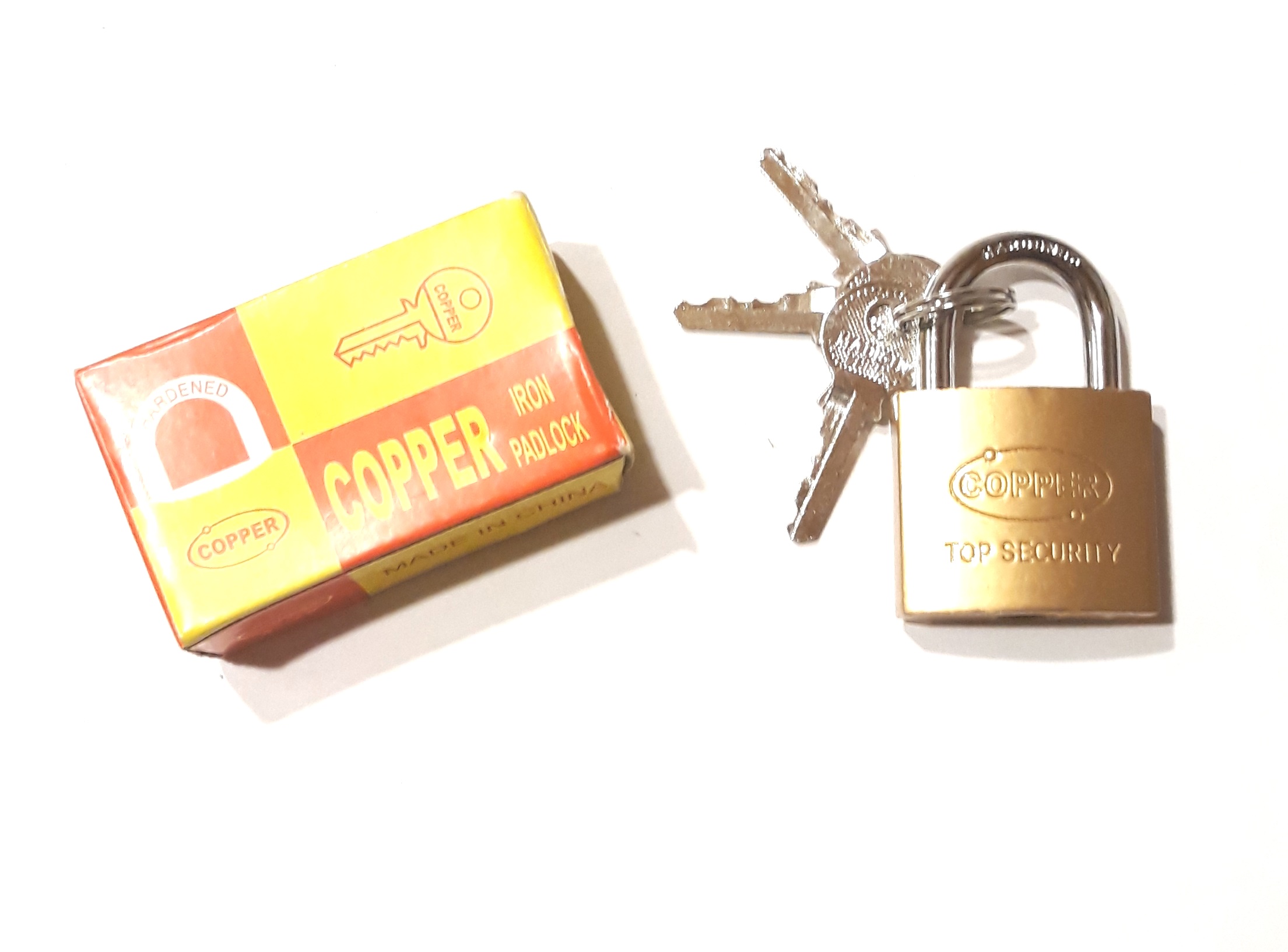 Click para tamaño original Candado 32 mm copper