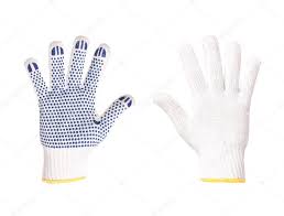 Guantes blancos trabajo