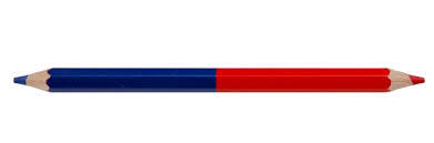 Lápiz bicolor jumbo rojo/azul proarte (12)