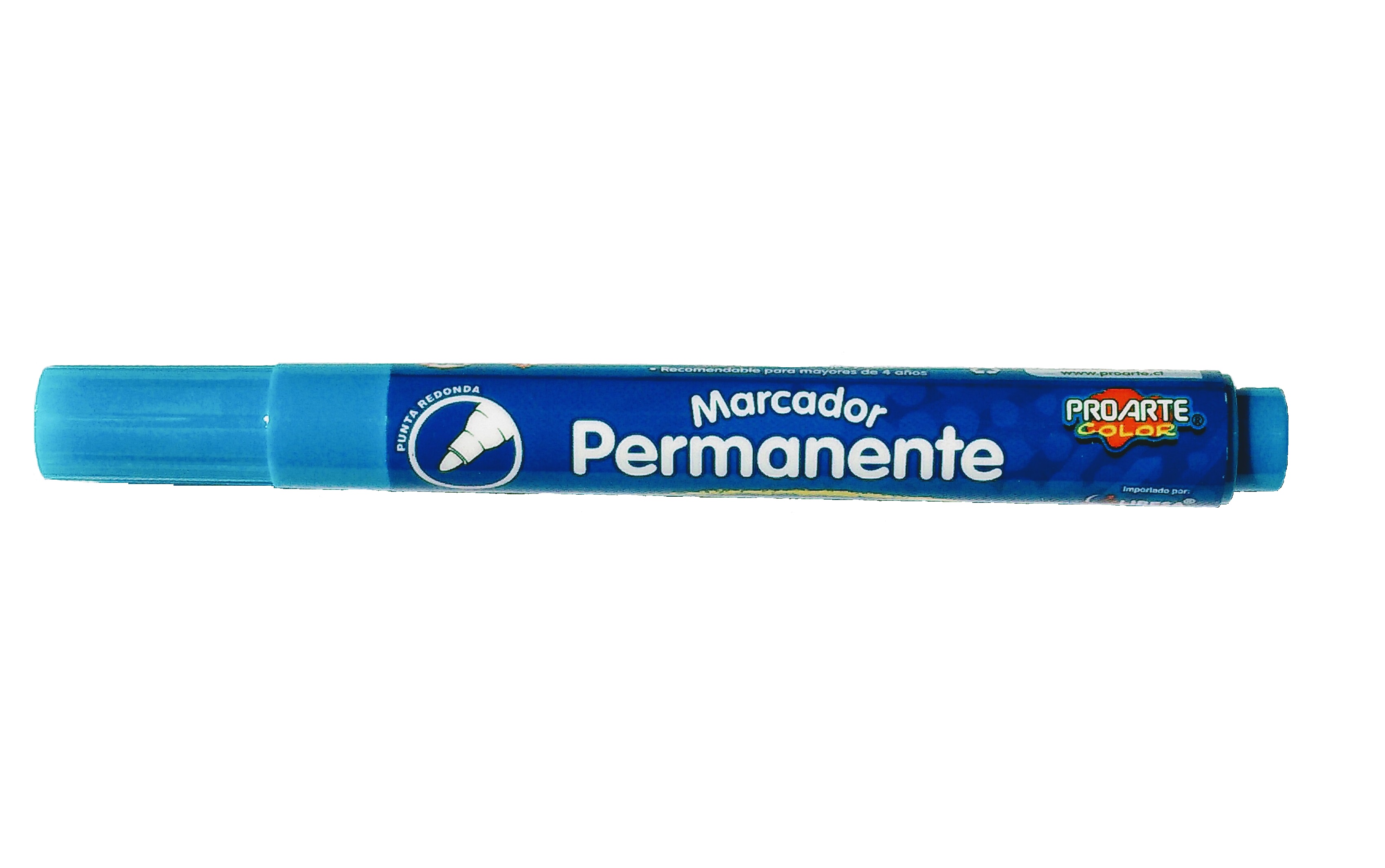 Plumón permanente proarte azul (12)