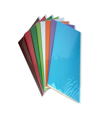 Carpeta plastificada s/acoclip colores