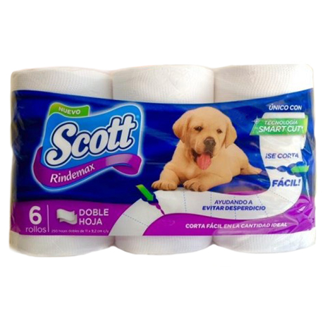 Papel Higiénico Scott Rindemax x6 d/hoja (8)