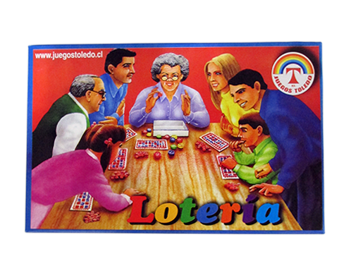 Lotería económica caja cartón