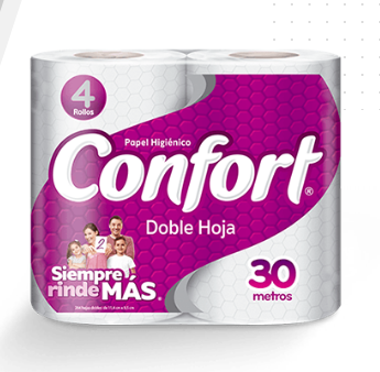 Click para tamaño original Papel hig confort d/hoja 30 m x4 (12)