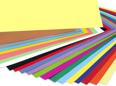 Click para tamaño original Pliego cartulina Corriente colores surtidos (200)