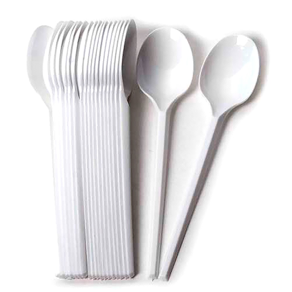 Click para tamaño original Cucharas desechables 100 unid (20) la europea