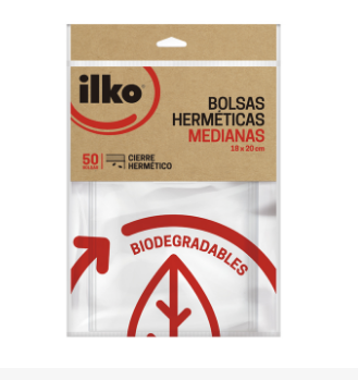 Click para tamaño original Bolsa cierre fácil ilko 18*20cm x 50 u. (12)