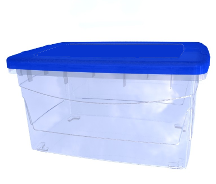 Click para tamaño original Caja plástica transparente 32 litros kendy