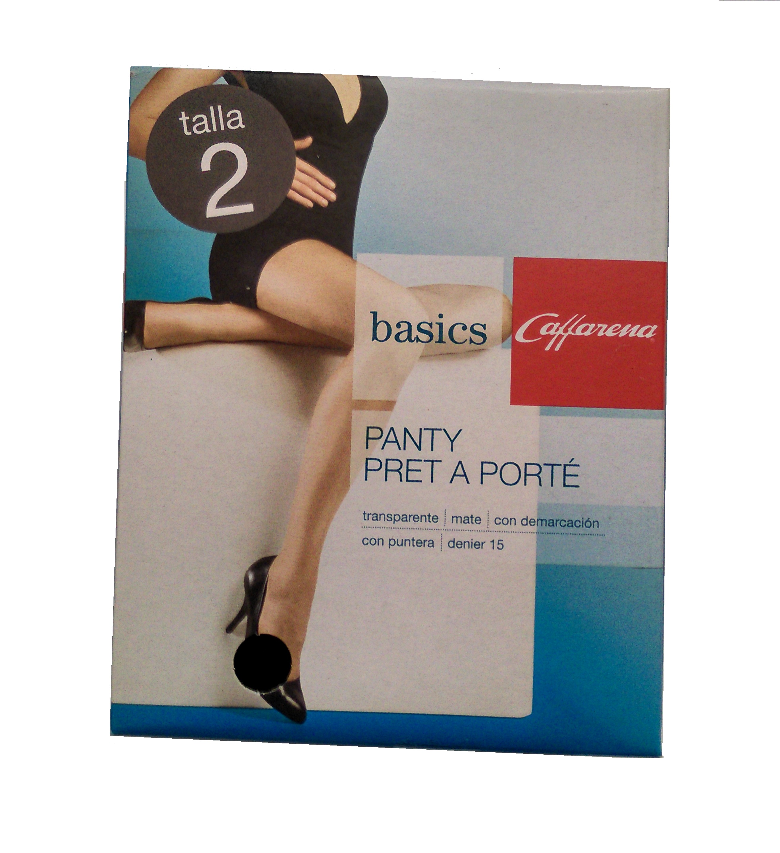 Panty caffarena básica negra t2