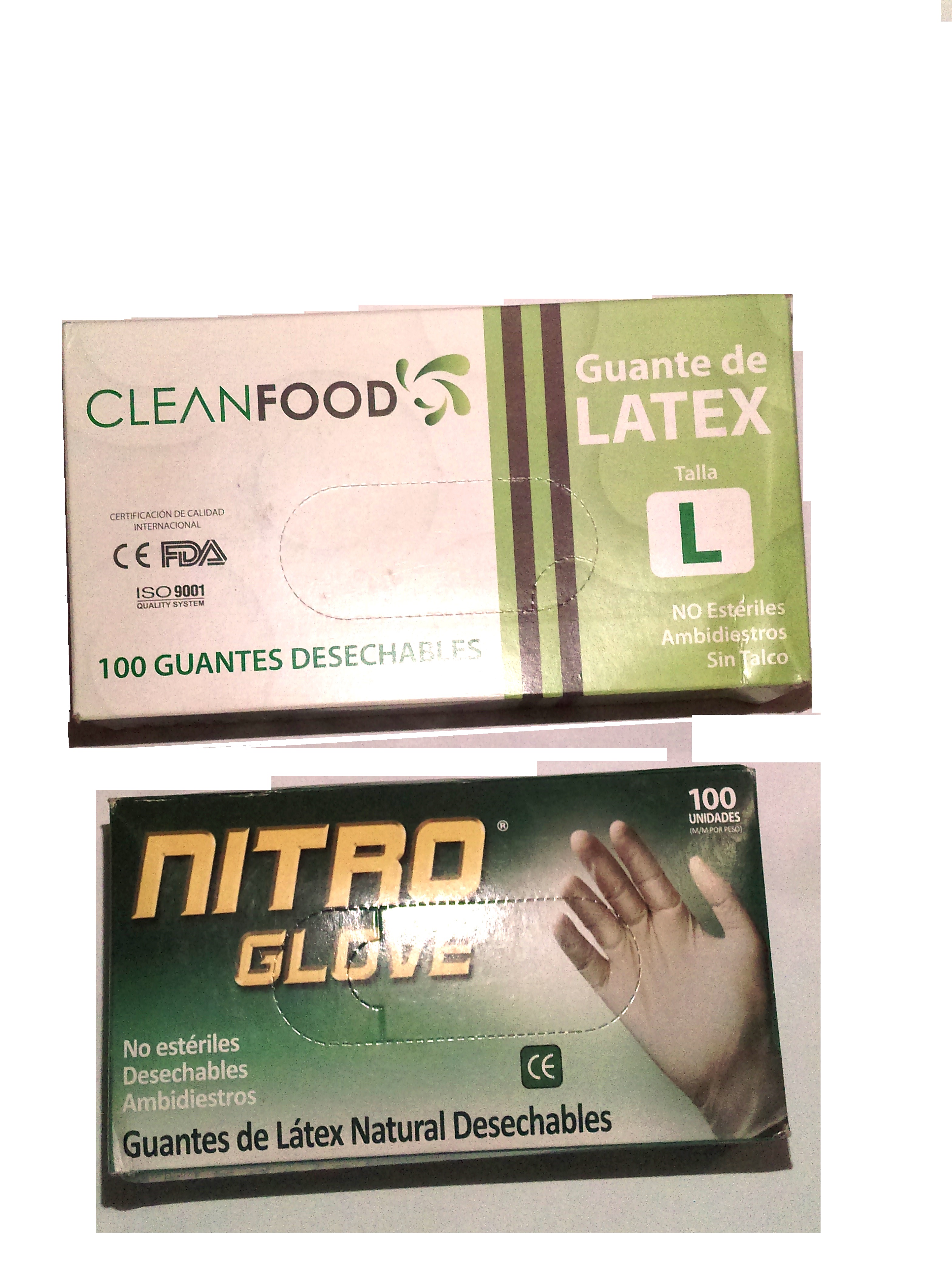 Caja guante latex 100 u L