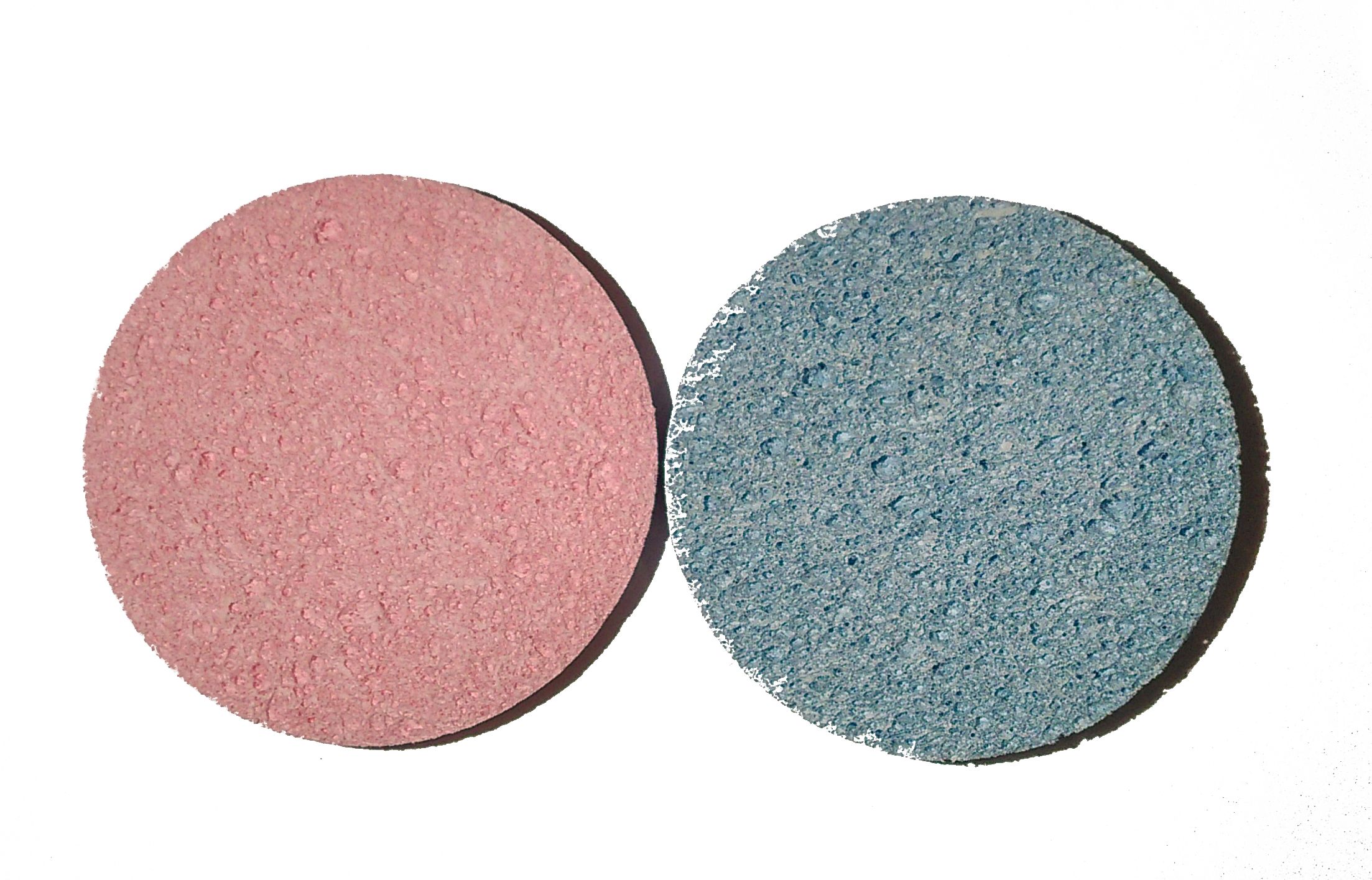 Click para tamaño original Esponja circular exfoliante pack x 2 colores