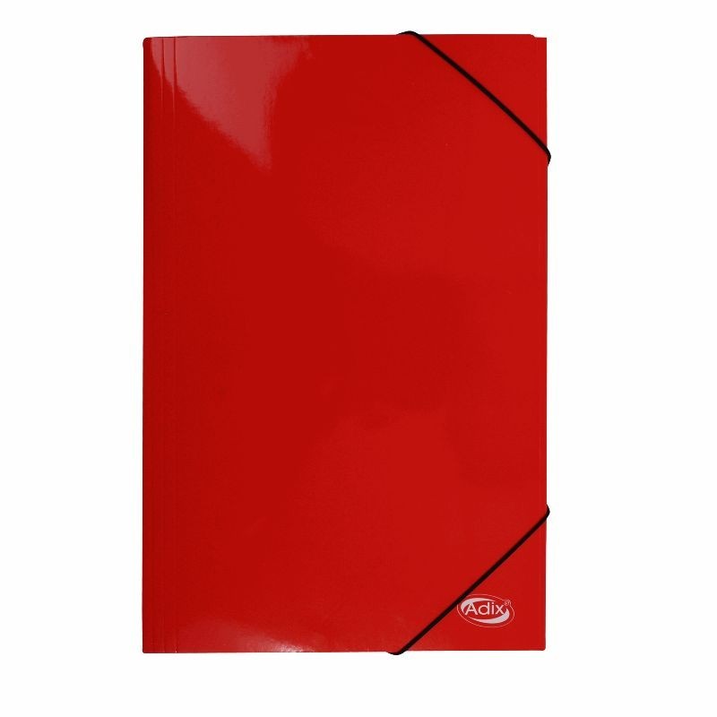 Click para tamaño original Carpeta Oficio de cartón con elástico roja Adix