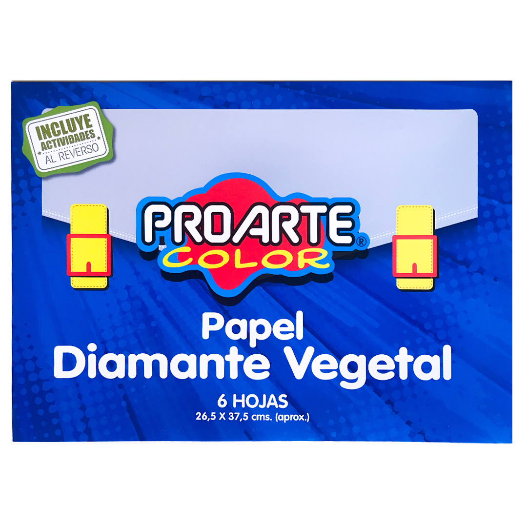 Carpeta papel diamante vegetal Proarte 6 h