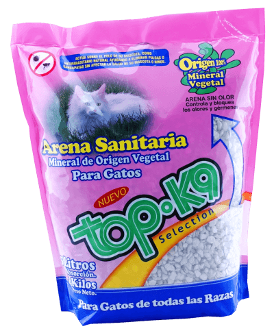Arena mineral rosada 2kg Top k9  (10)