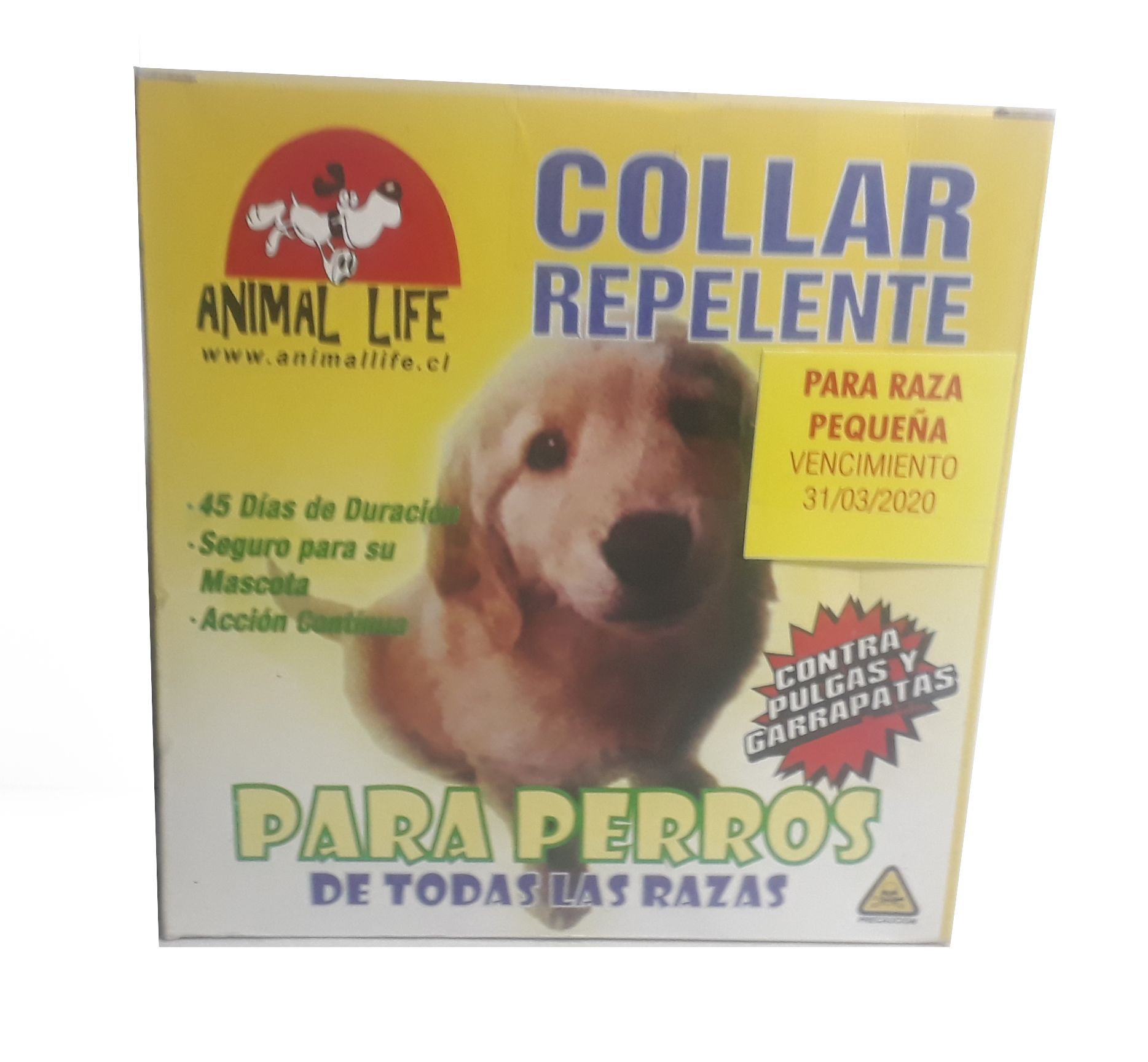 Click para tamaño original Collar antipulgas perro Animal Life