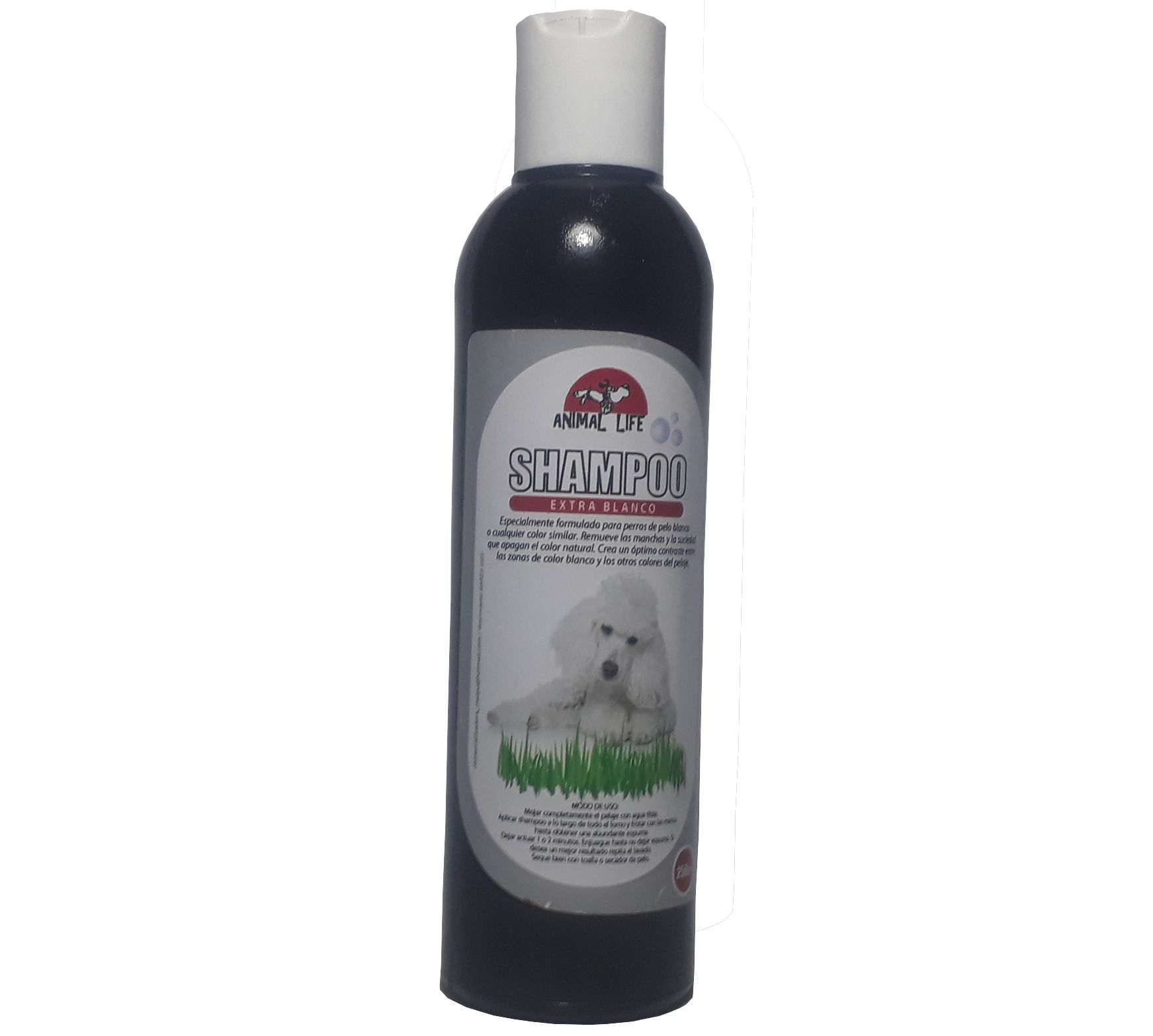 Click para tamaño original Shampoo extra blanco animal life 250ml