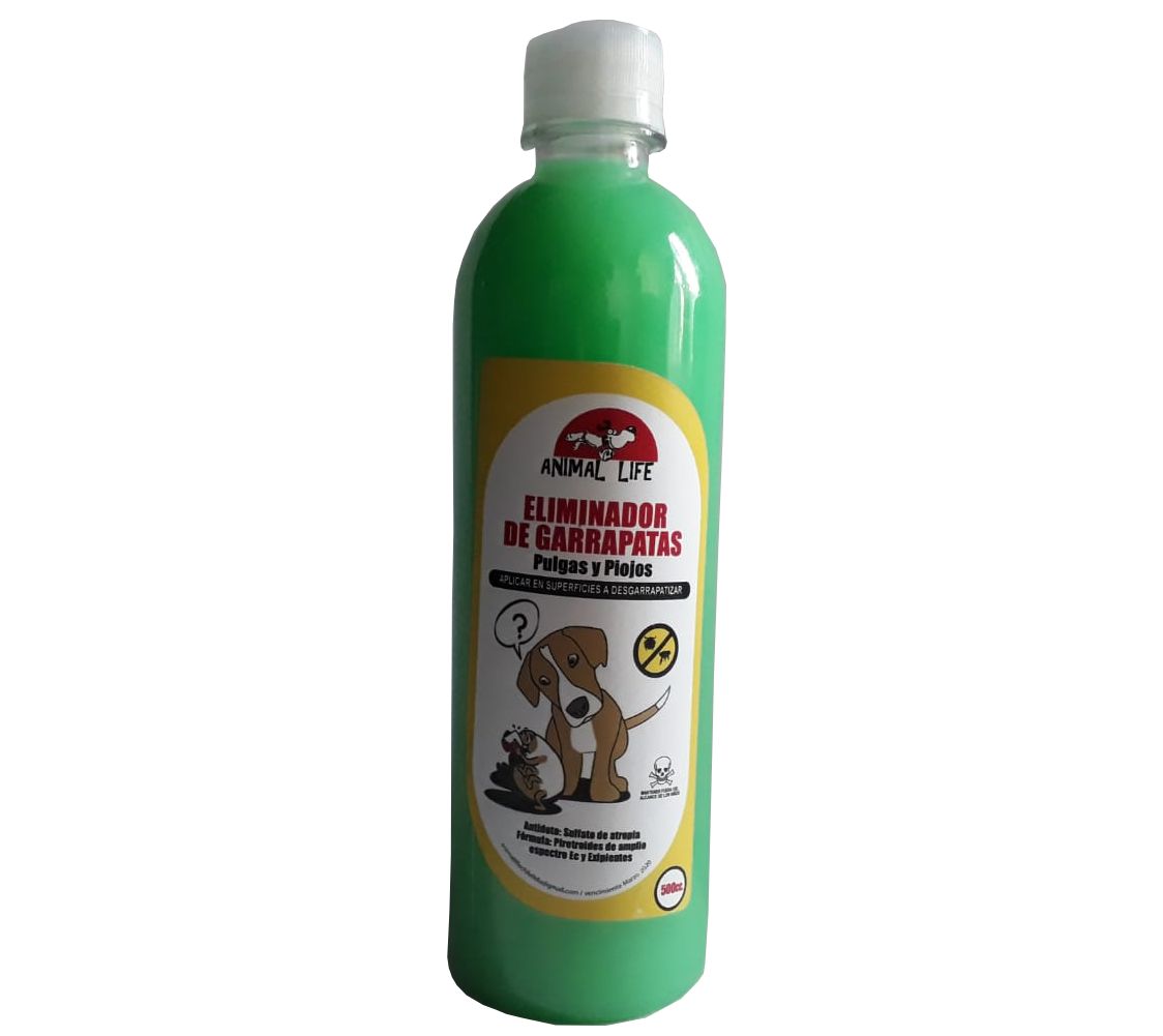 Click para tamaño original Eliminador de garrapatas individual 500 ml animal life