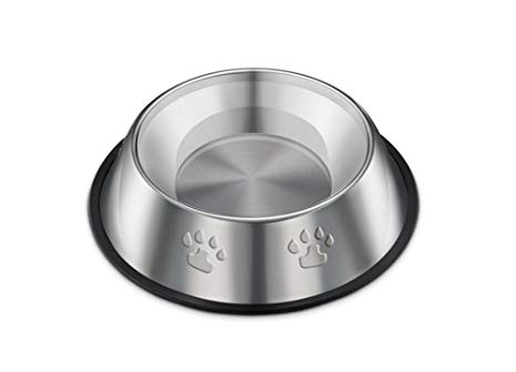 Click para tamaño original Plato para mascota acero inoxidable 21.5 cm