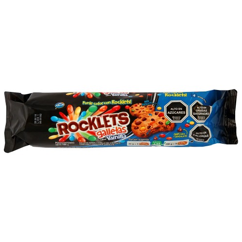 Galleta Rocklets sabor vainilla 165 g (24)