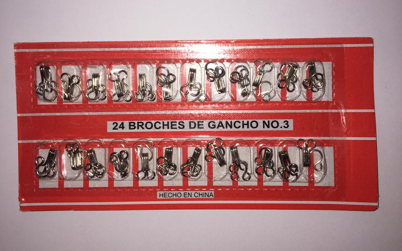 Broche gancho sostén unidad