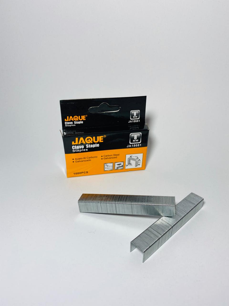 Grapas  8 mm 1000 u Jaque