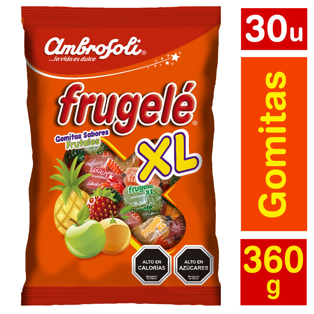 Frugelé Gomitas frutales XL 360 g (12)