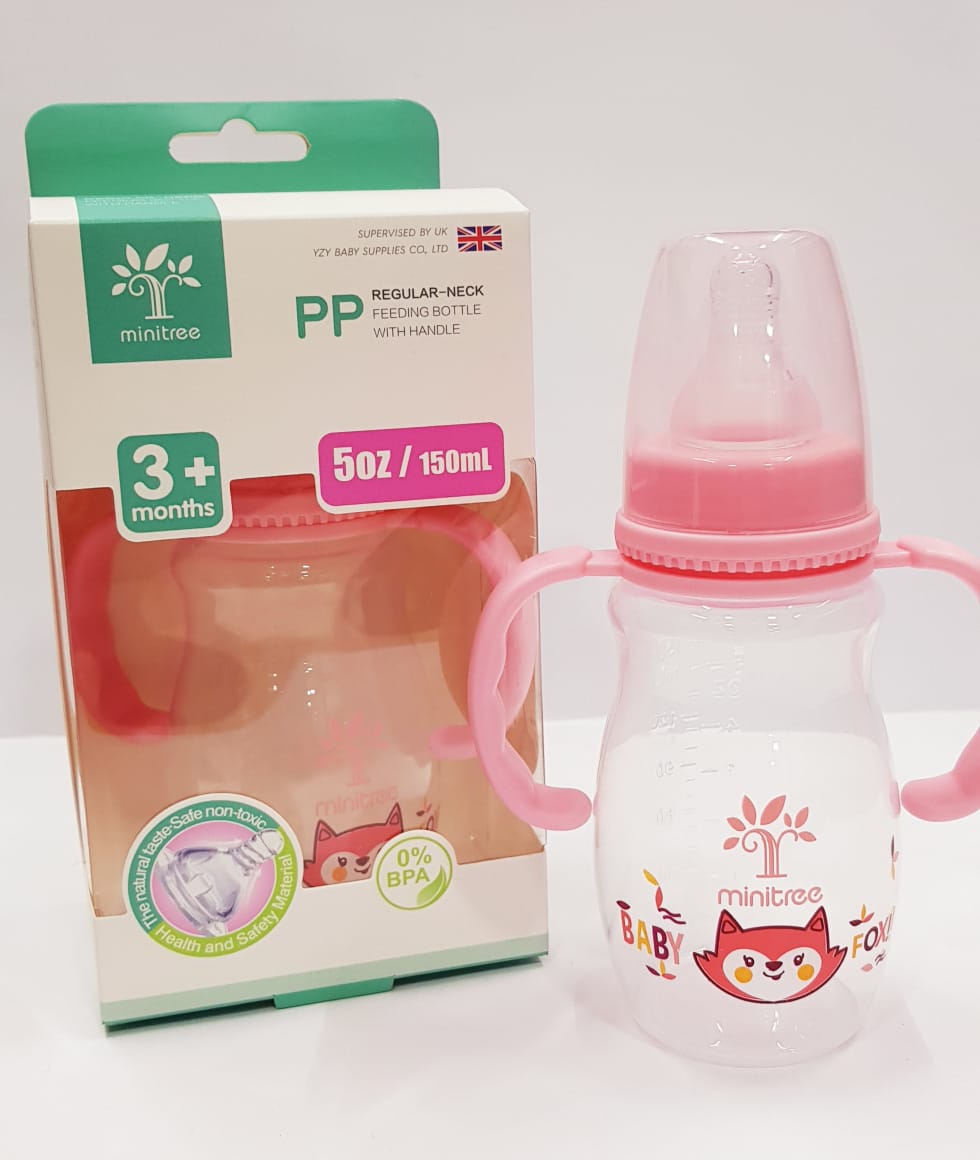 Mamadera minitree 150 ml rosada/celeste (18)