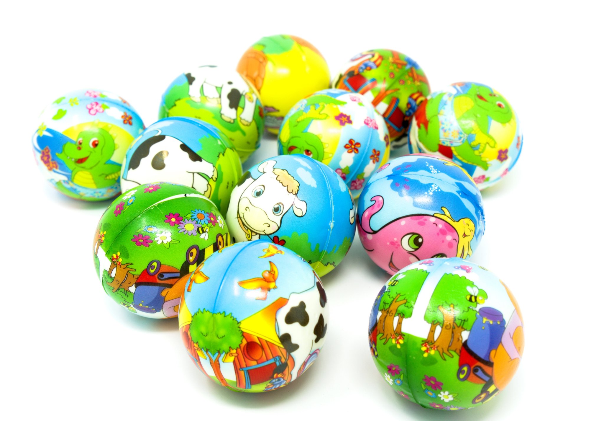 Click para tamaño original Pelota antiestrés de goma mediana unidad (12)