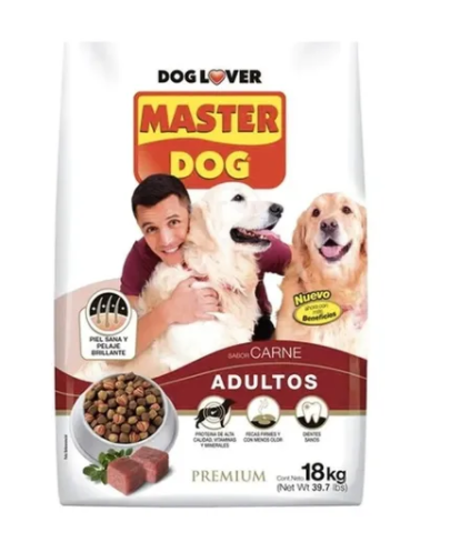 Click para tamaño original Master dog Adulto carne 18 kg