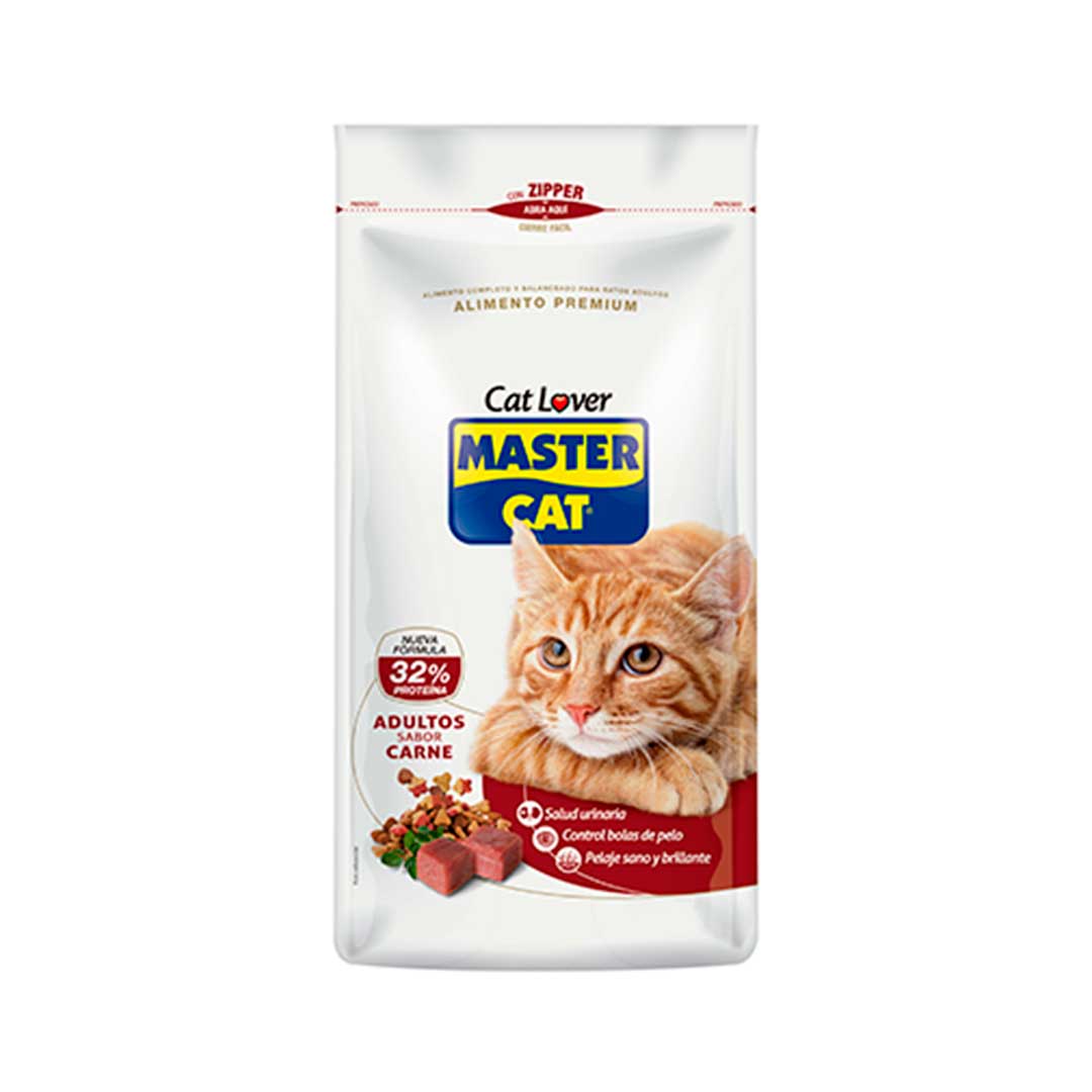 Click para tamaño original Master Cat Carne Adulto 22 kg