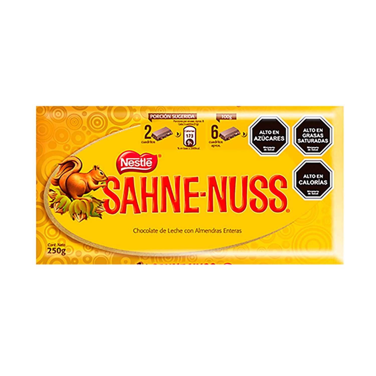 Click para tamaño original Chocolate Sahne-nuss barra nestle 250 g (15)