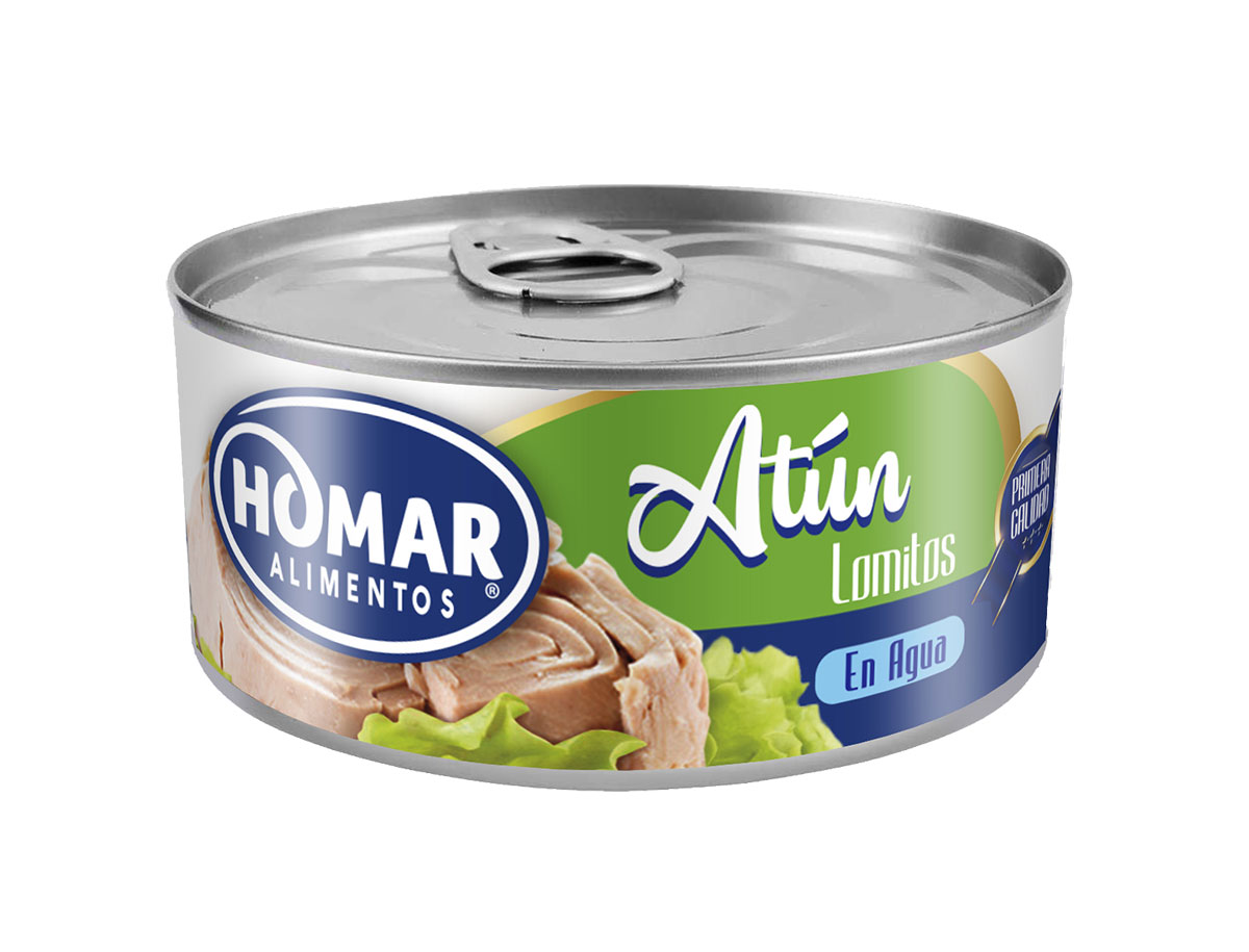 Click para tamaño original Atún lomito en agua Homar 160 g (48)