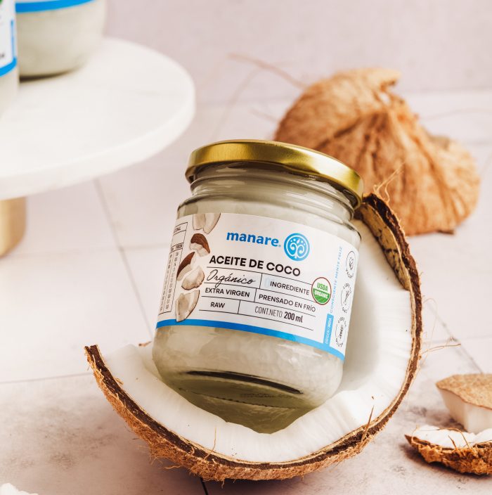 Click para tamaño original Aceite de coco Orgánico Manare 200 ml (13)