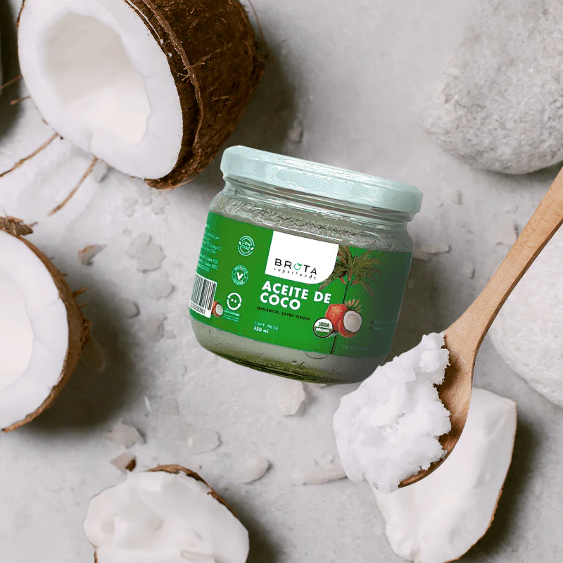 Click para tamaño original Aceite de coco extra virgen Brota 250 ml (15)