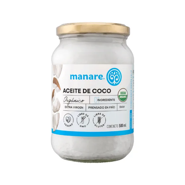 Aceite de coco Orgánico Manare 500 ml (13)